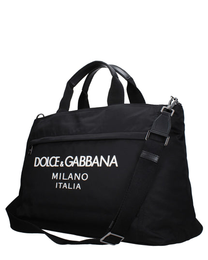 Dolce & Gabbana Black Fabric Luggage And Travel