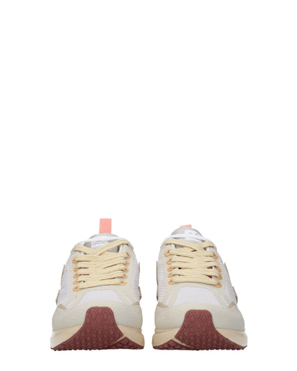 Veja Beige Fabric Athletic Sneakers