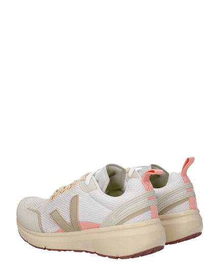 Veja Beige Fabric Athletic Sneakers