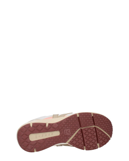 Veja Beige Fabric Athletic Sneakers