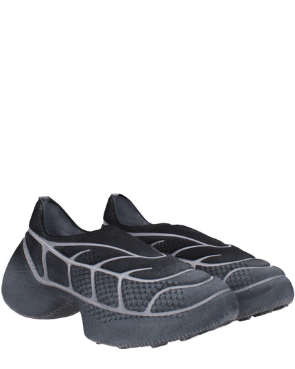 Givenchy Gray Fabric Athletic Sneakers