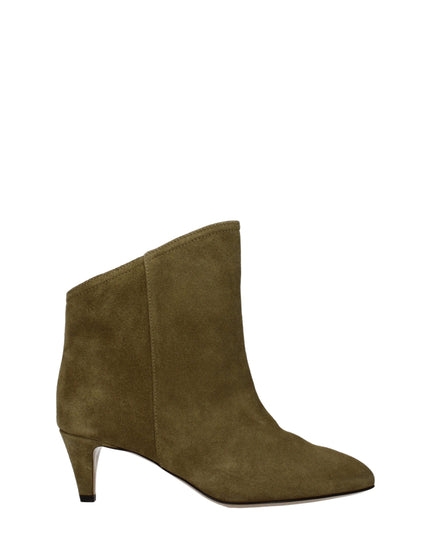 Isabel Marant Gray Leather Ankle Boots