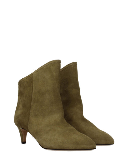Isabel Marant Gray Leather Ankle Boots