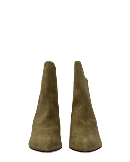 Isabel Marant Gray Leather Ankle Boots