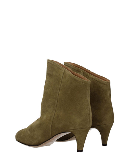 Isabel Marant Gray Leather Ankle Boots