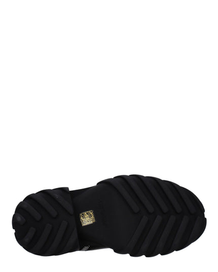 Off-White Black Leather Ankle Boots