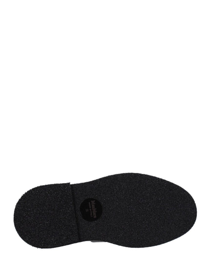 Max Mara Black Leather Oxfords And Derbies