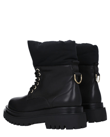 Versace Jeans Black Polyethylene Ankle Boots