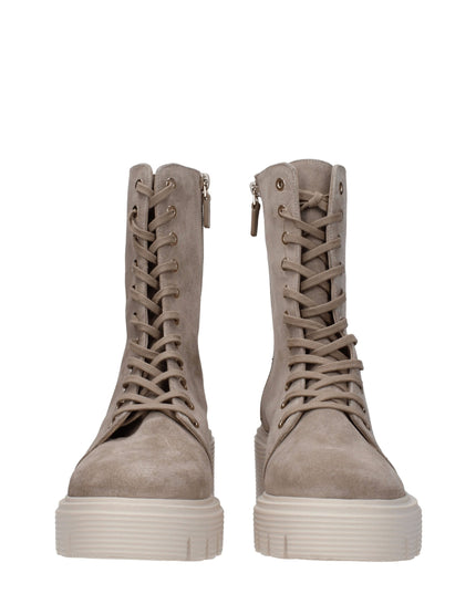 Stuart Weitzman Beige Leather Ankle Boots