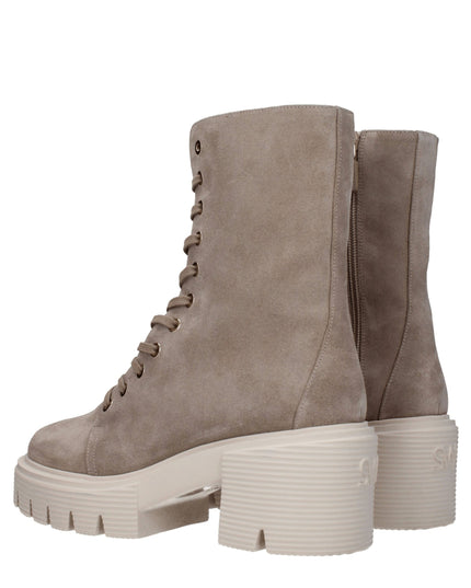 Stuart Weitzman Beige Leather Ankle Boots