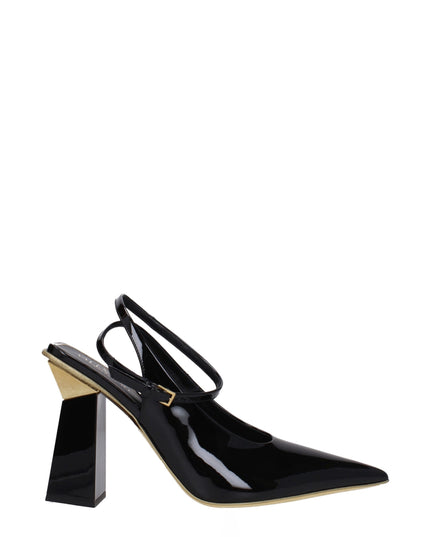 Valentino Garavani Black Leather Sandals