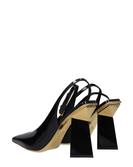 Valentino Garavani Black Leather Sandals