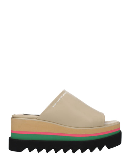 Stella McCartney Beige Leather Slippers