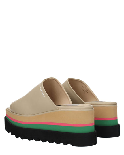 Stella McCartney Beige Leather Slippers