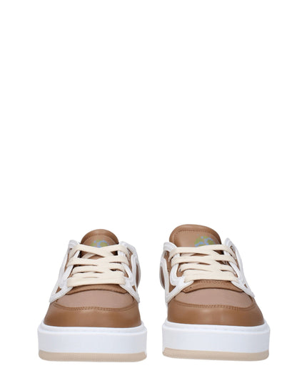 Stella McCartney Brown Fabric Chunky Sneakers