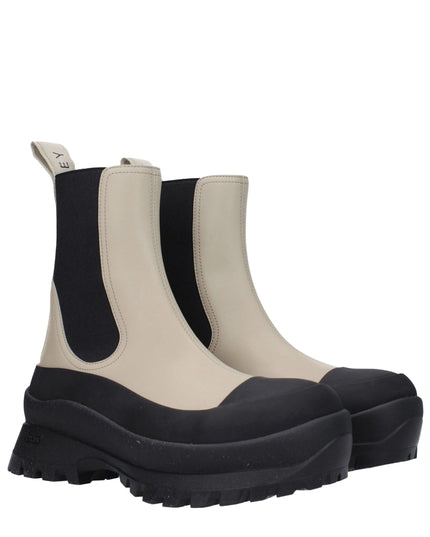 Stella McCartney Black Leather Ankle Boots