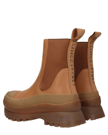 Stella McCartney Brown Leather Ankle Boots