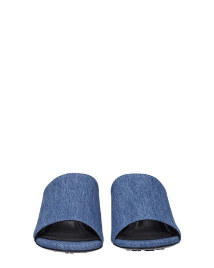 Givenchy Blue Fabric Platform Sandals