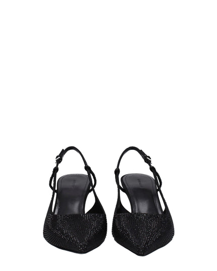 Givenchy Black Fabric High Heel Pumps