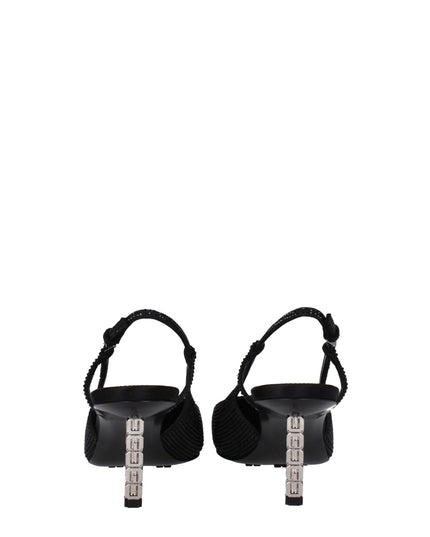 Givenchy Black Fabric High Heel Pumps
