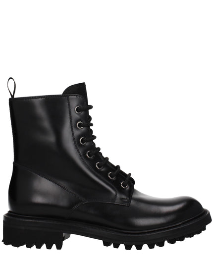 Church's Black Leather Ankle Boots