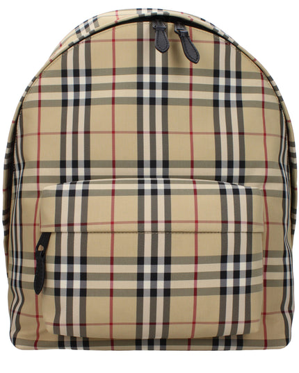Burberry Beige Fabric Backpack