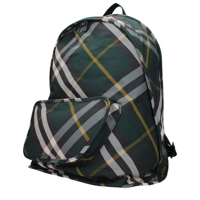 Burberry Green Fabric Backpack