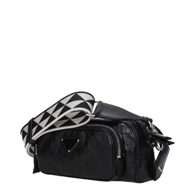 Prada Black Leather Crossbody Bag