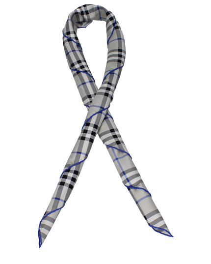 Burberry Gray Silk Foulard