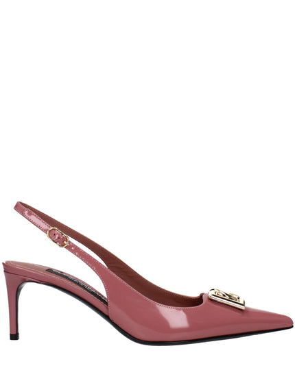 Dolce & Gabbana Pink Leather High Heel Pumps