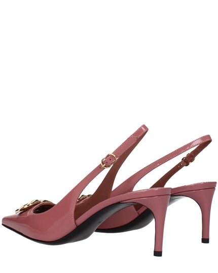 Dolce & Gabbana Pink Leather High Heel Pumps