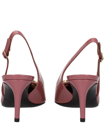 Dolce & Gabbana Pink Leather High Heel Pumps