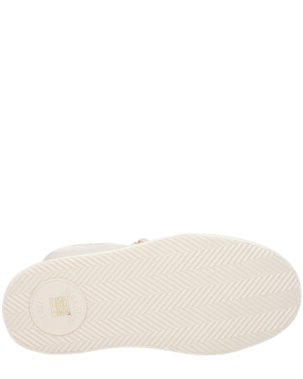 Max Mara Beige Fabric Lace-Up Boots