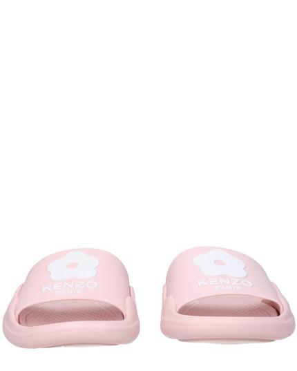 Kenzo Pink Cotton Slippers