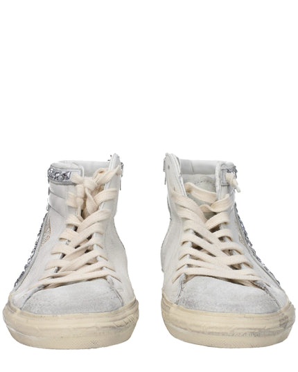 Golden Goose White Leather High Top Sneakers