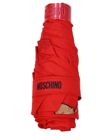 Moschino Red Polyester Umbrella
