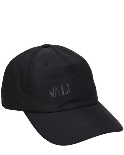Valentino Garavani Black Polyamide Cap (Baseball Hat)