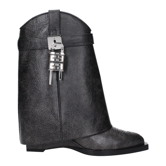 Givenchy Black Leather Ankle Boots
