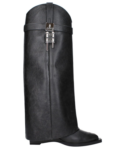 Givenchy Black Leather Boots