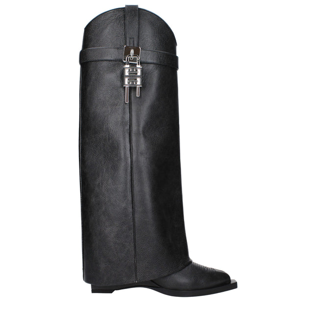 Givenchy Black Leather Boots