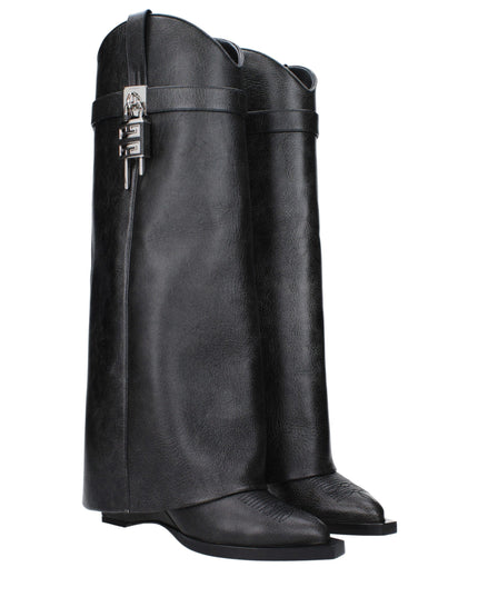 Givenchy Black Leather Boots