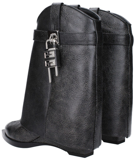 Givenchy Black Leather Ankle Boots