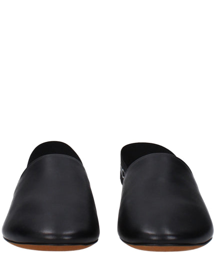 Givenchy Black Leather Mules