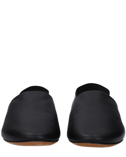 Givenchy Black Leather Slides