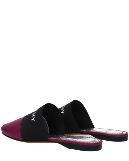 Givenchy Purple Leather Slippers