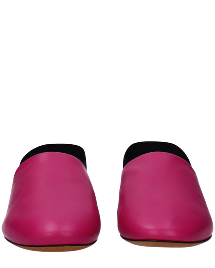 Givenchy Pink Leather Flat Sandals