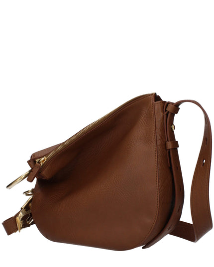 Burberry Brown Leather Crossbody Bag