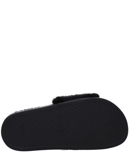 Givenchy Black Cotton Slippers