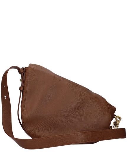 Burberry Brown Leather Crossbody Bag