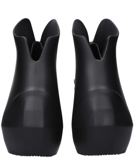 Givenchy Black Cotton Wedge Sandals